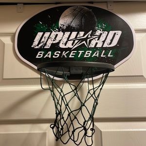 Indoor basketball hoop